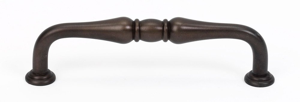Solid Brass 4" Centers Pull in Chocolate Bronze