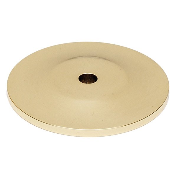 Solid Brass 1 1/4" Backplate in Unlacquered Brass