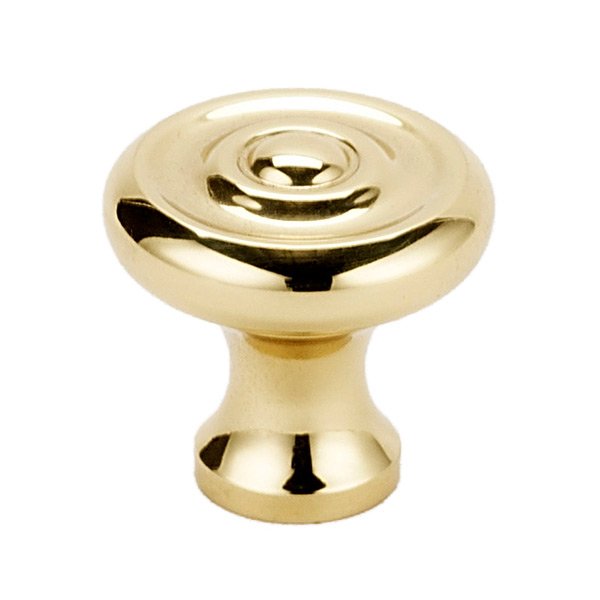 Solid Brass 3/4" Knob in Unlacquered Brass
