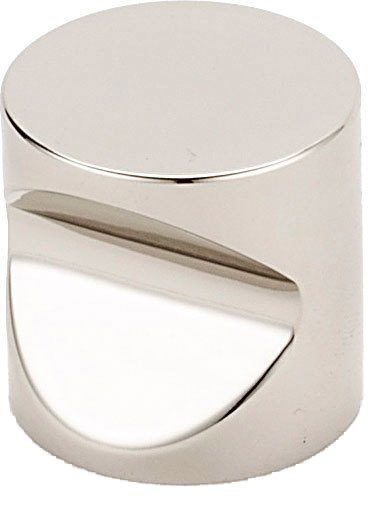 Solid Brass 1" Knob in Polished Nickel