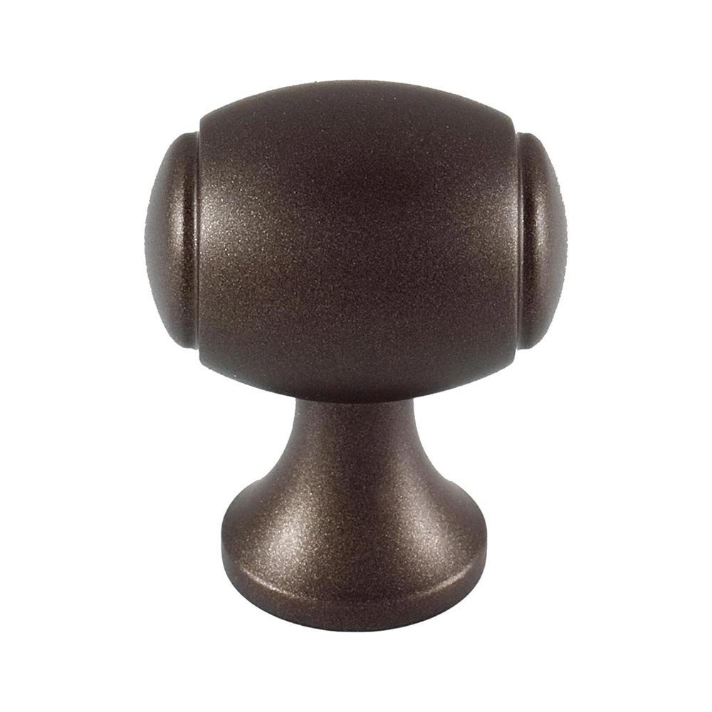1" Barrel Knob in Chocolate Bronze