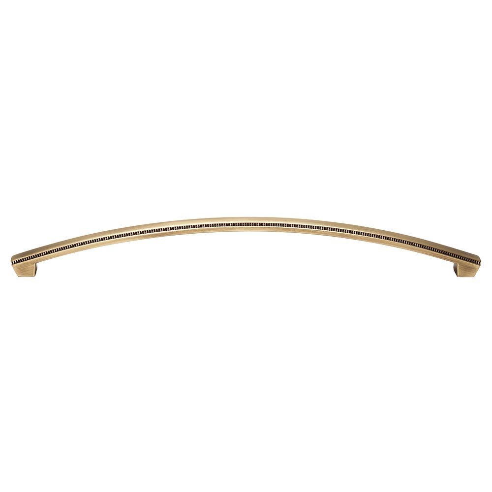 Solid Brass 18" Centers Appliance Pull in Antique English Matte