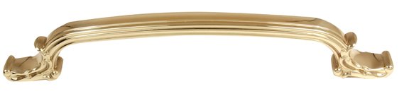 Solid Brass 8" Centers Appliance Pull in Polished Brass