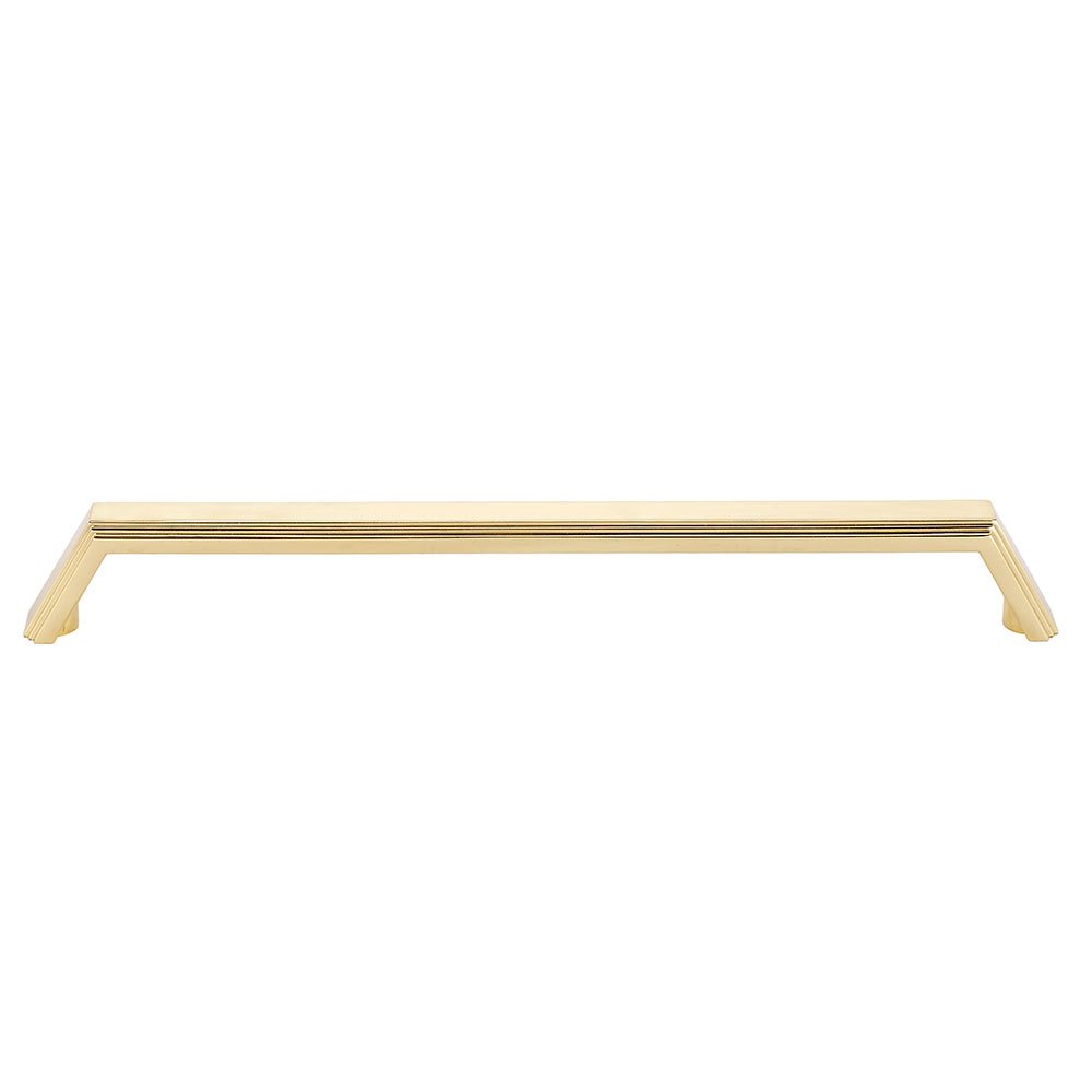 Solid Brass 18" Centers Nicole Appliance Pull in Unlacquered Brass
