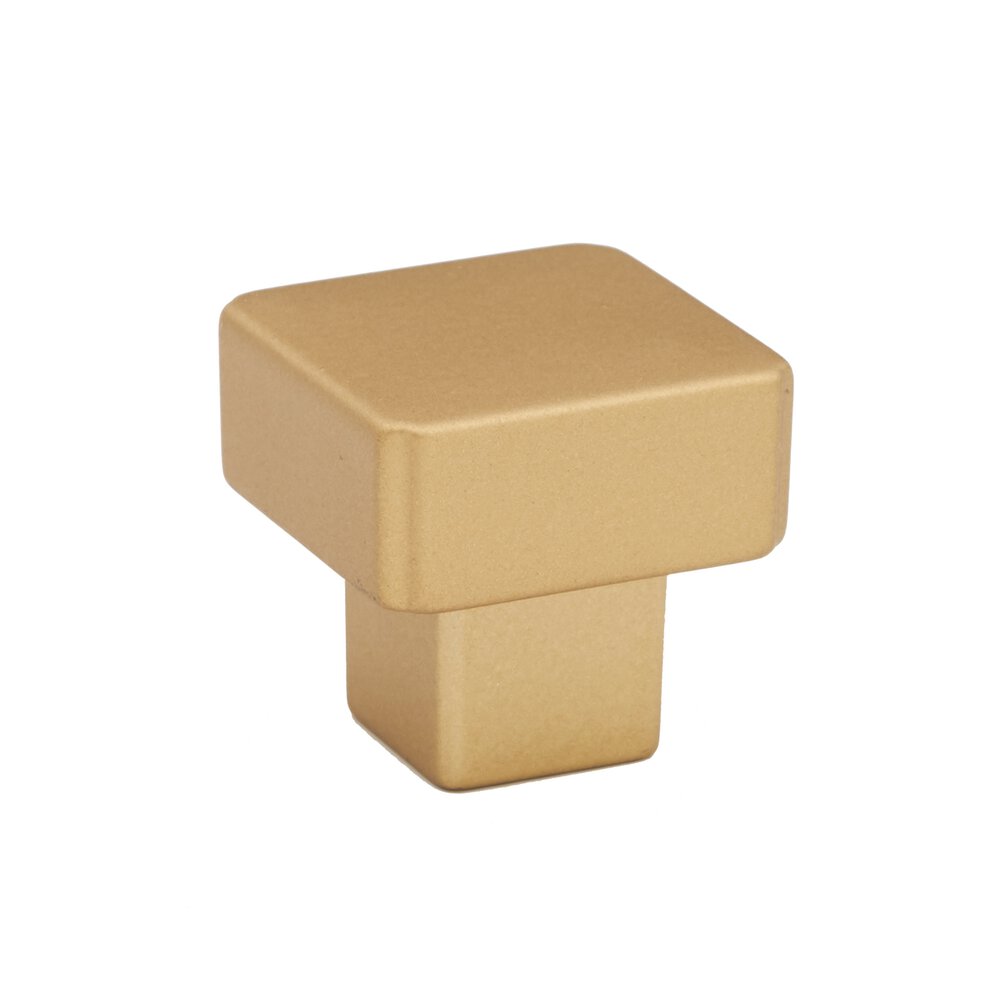 1-1/4" Square Smooth Knob In Champagne