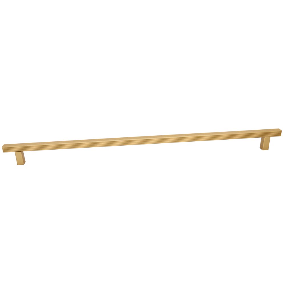 24" Centers Grooved Bar Appliance Pull In Champagne