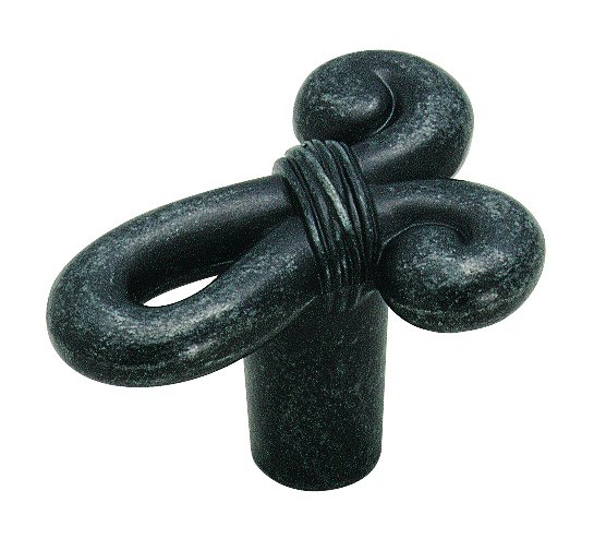 Wrought Iron Dark Knot 1 5/8" (41mm) Knob