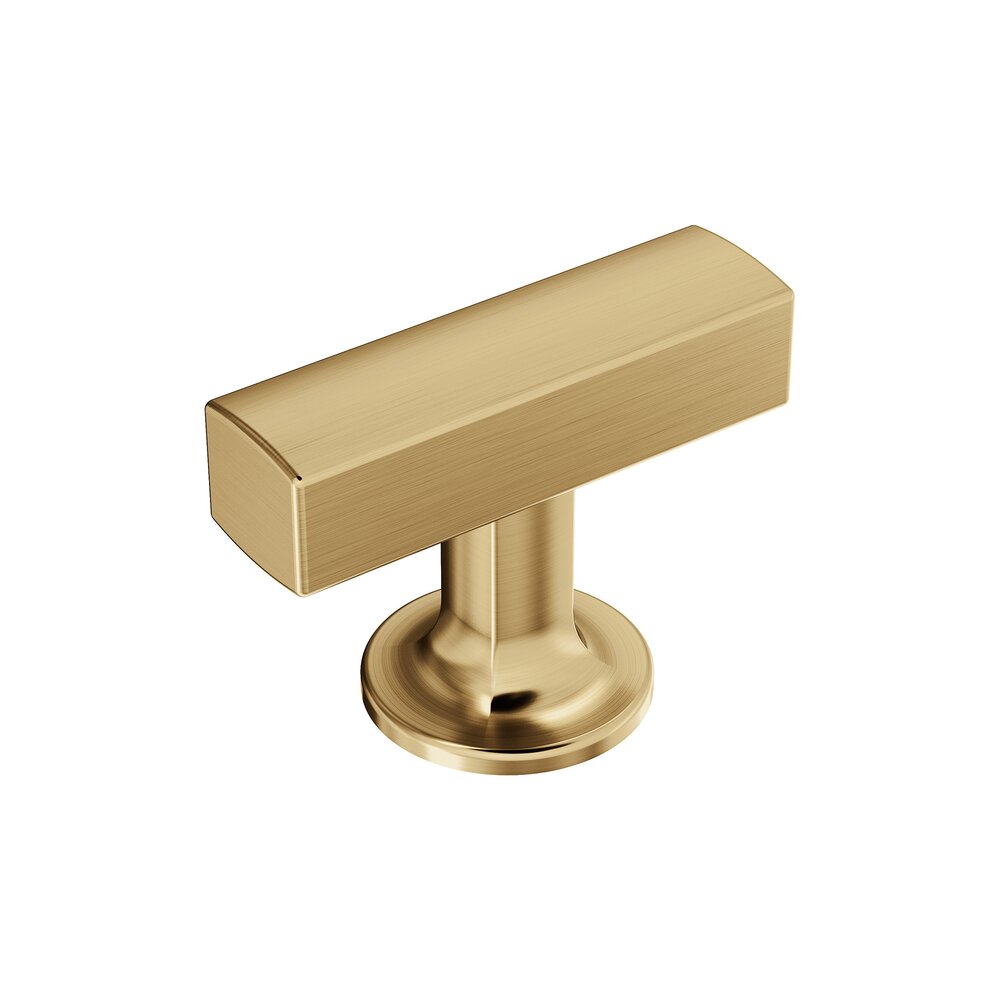 1-3/4 in (44 mm) Length Cabinet Knob in Champagne Bronze