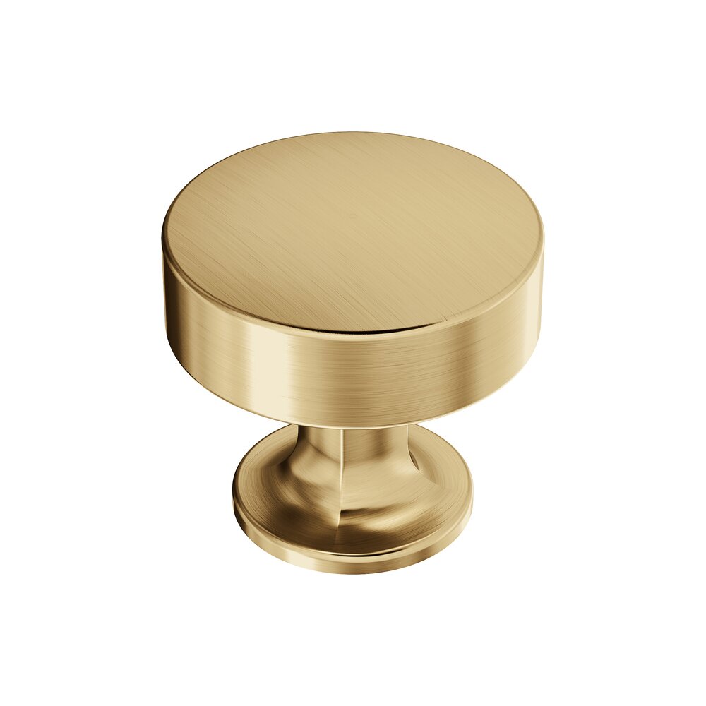 1-5/16 in (34 mm) Diameter Round Cabinet Knob in Champagne Bronze