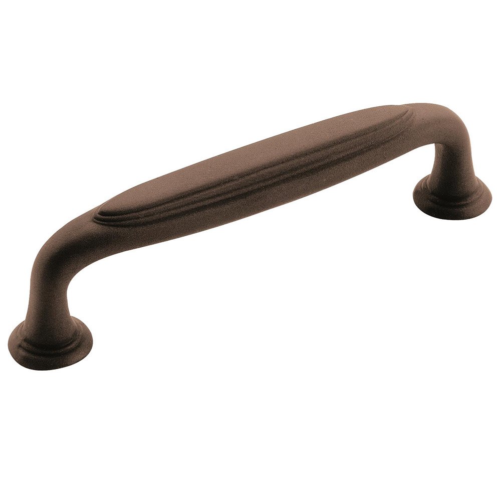 3 3/4" Centers Oval Pull in Antique Rust