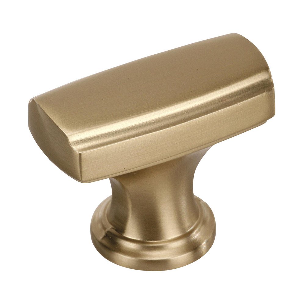 1 3/8" Long Cabinet Knob in Golden Champagne
