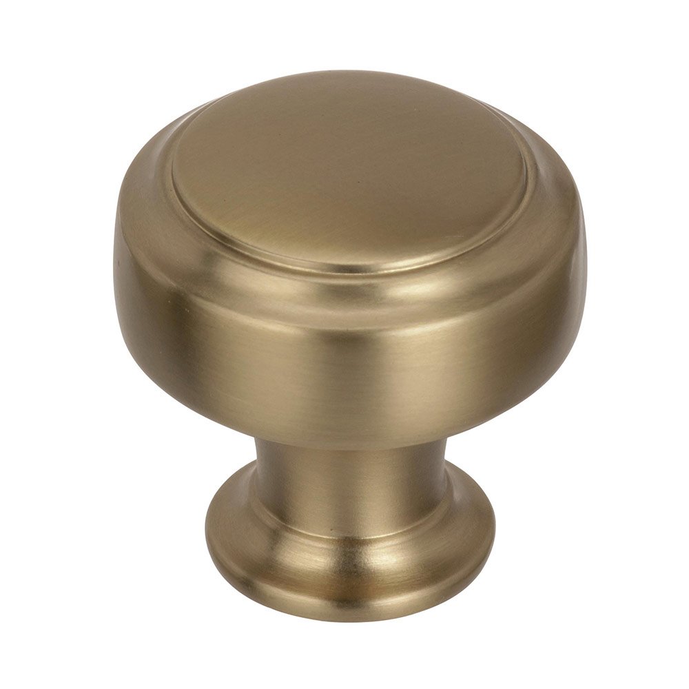 1 3/16" Diameter Cabinet Knob in Golden Champagne