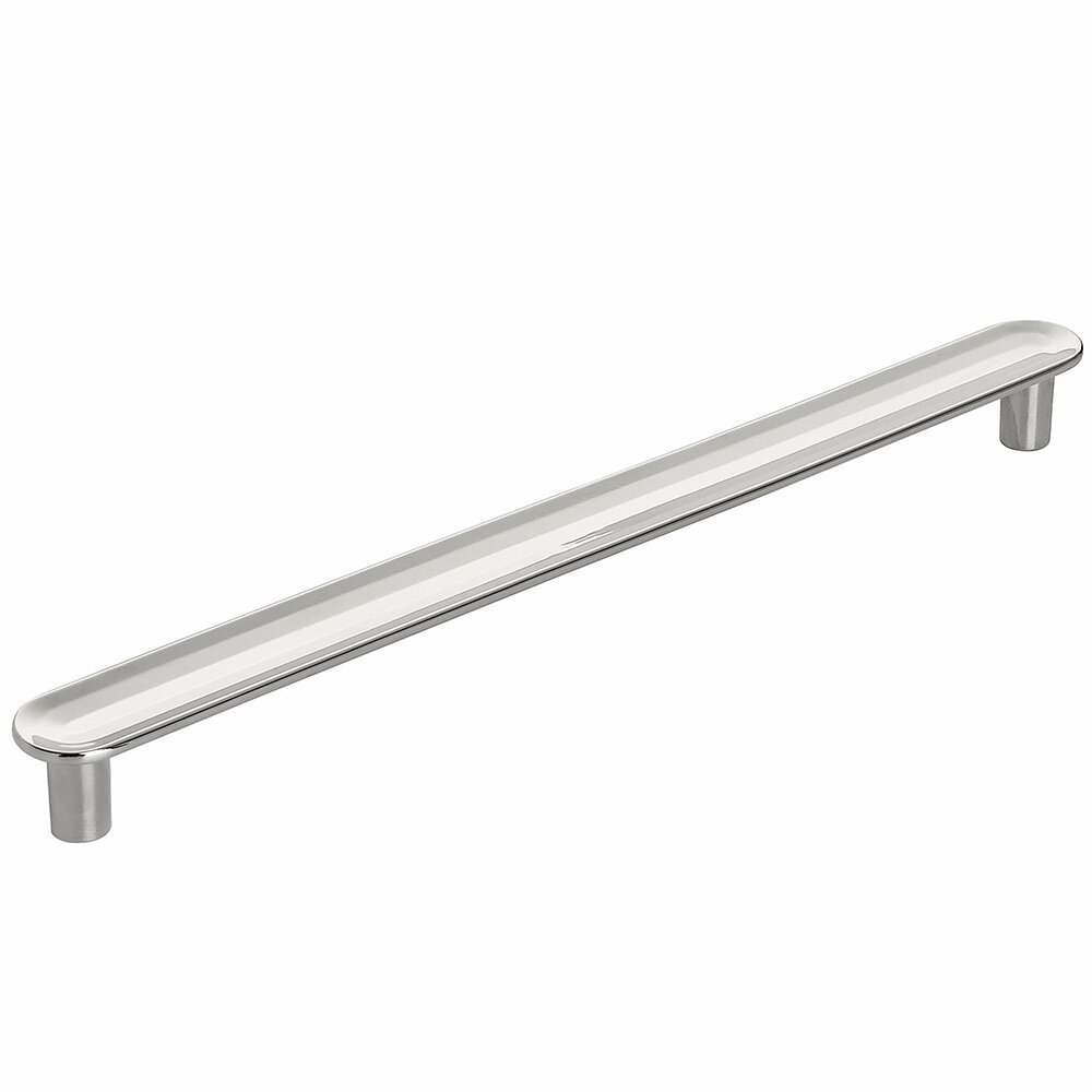 7 1/2" (192mm) Centers Straight Pull in Polished Nickel