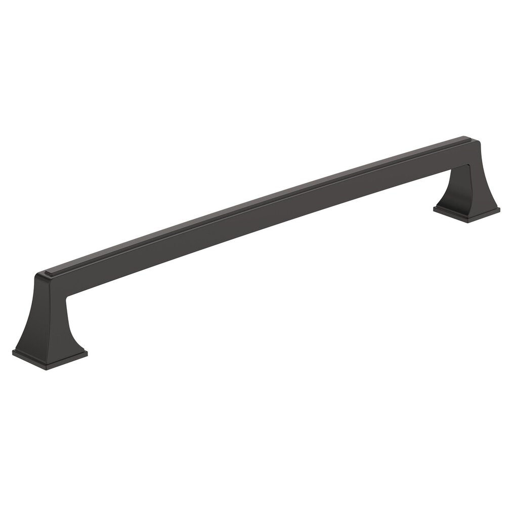 10 1/16" Centers Mulholland Cabinet Pull In Black Bronze