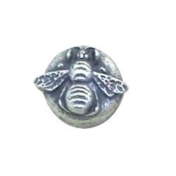 Small Bee Knob in Pewter with Copper Wash