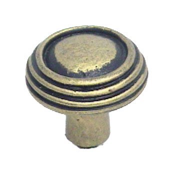 Sonnet Large Knob in Black with Bronze Wash