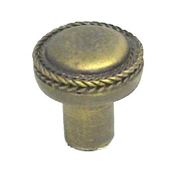 Marlowe Small Knob in Bronze with Verde Wash