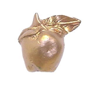 Apple Knob in Bronze with Black Wash