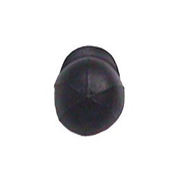 Jumper Hat Knob in Black with Chocolate Wash