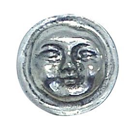 Moon Face Knob in Bronze