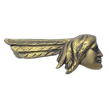 Indian Pull (Side View) in Antique Bronze