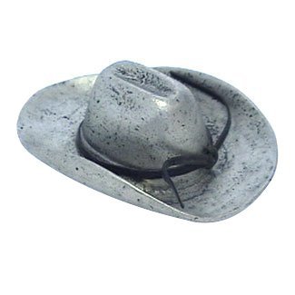 Hat with Hat Band Knob in Pewter with Bronze Wash