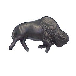 Buffalo Knob Right in Bronze with Copper Wash