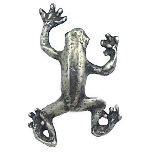 Frog (Gripper) Knob in Pewter with Bronze Wash