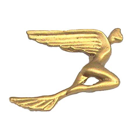 Mercury Knob (Facing Right) in Antique Gold