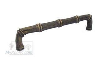 Bamboo 8" Center Oversized Pull in Antique Bronze