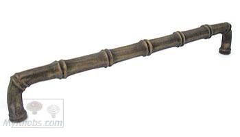 Bamboo 12" Center Oversized Pull in Antique Bronze