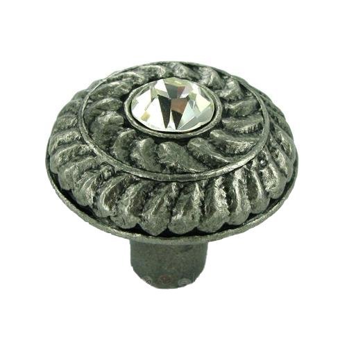 1 1/4" Diameter Knob in Bronze Rubbed