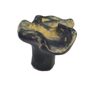 Clayforms B Knob - 1 1/2" in Rust with Copper Wash