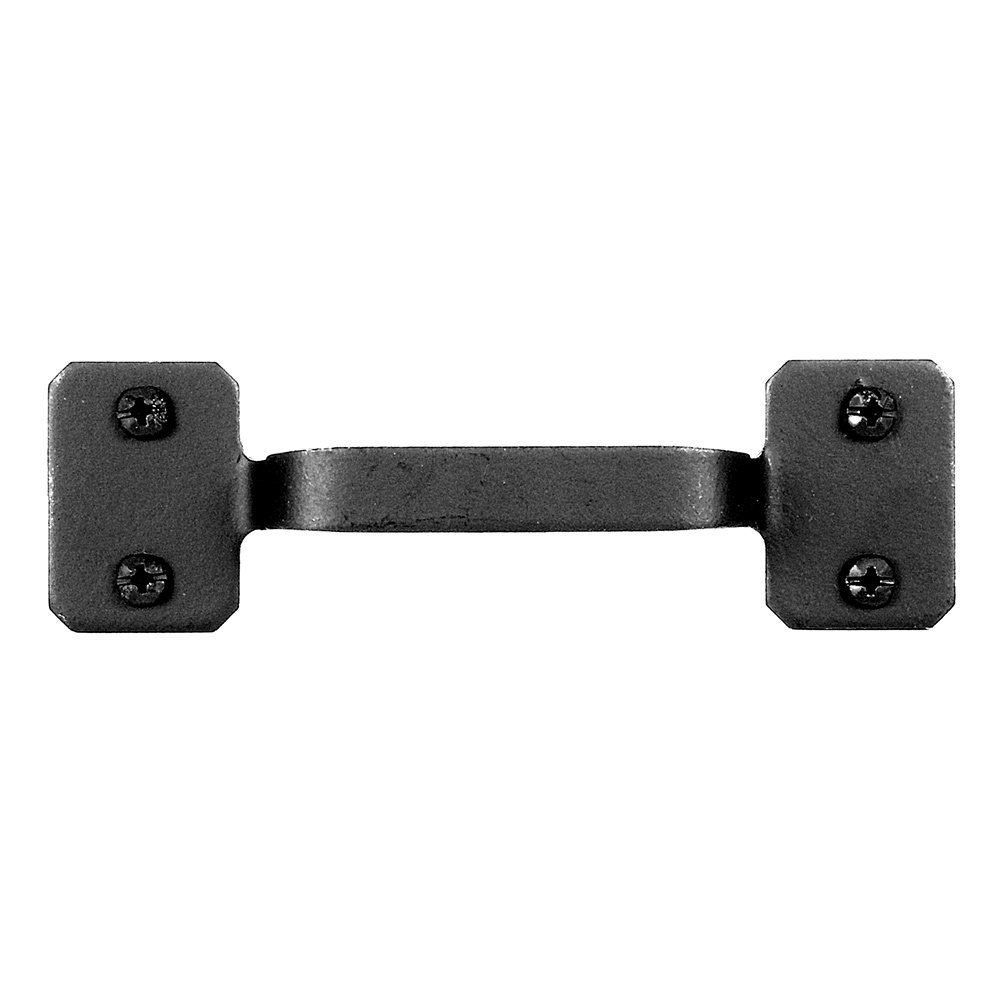 5" Large Square Front Mount Pull in Black