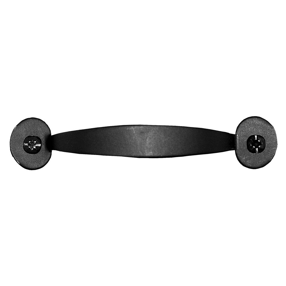 4 1/4" Bean Front Mount Pull in Black