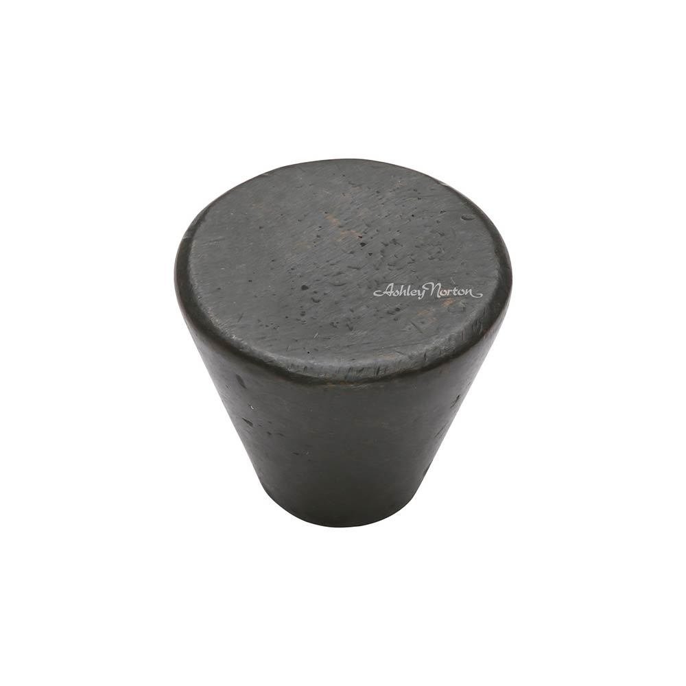 1 1/4" Round Conical Knob in Dark Bronze