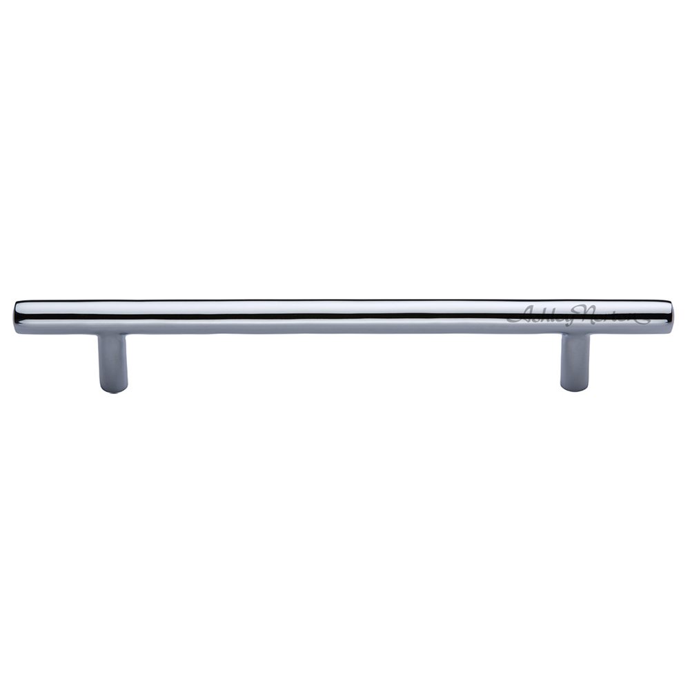 6" Centers Modern Bar Pull in Polished Chrome