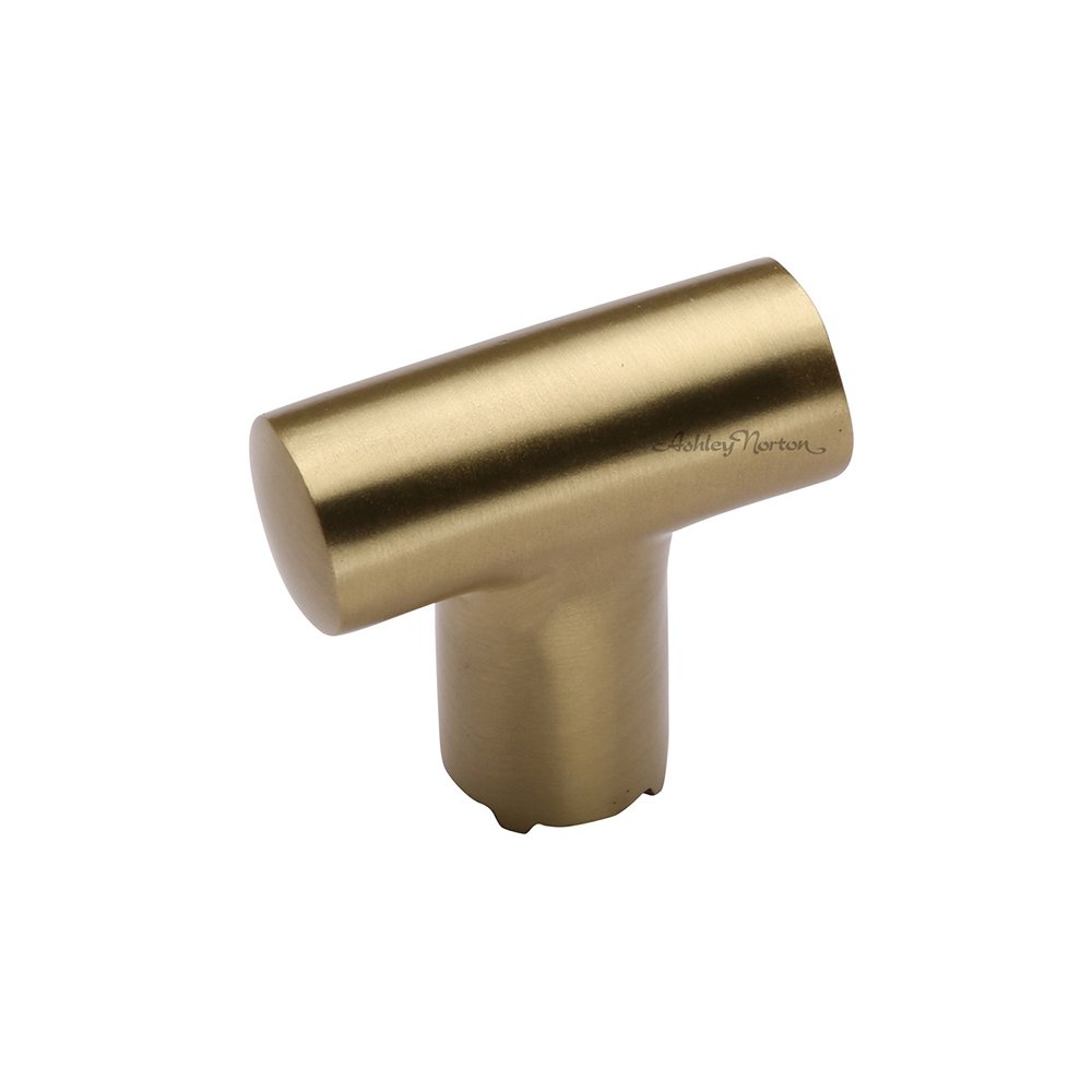 1 3/8" T Finger Pull for Cabinets in Satin Brass