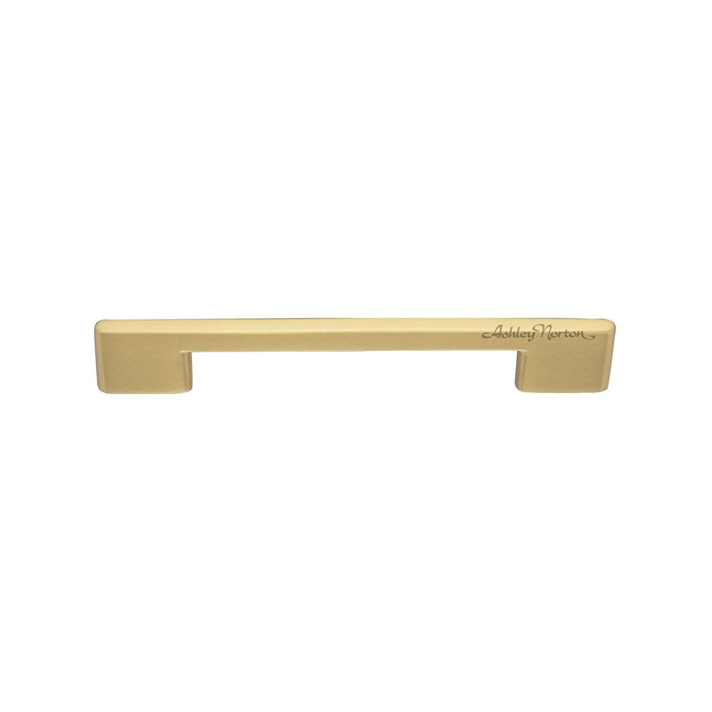 6" Centers Linear Pull in Satin Brass