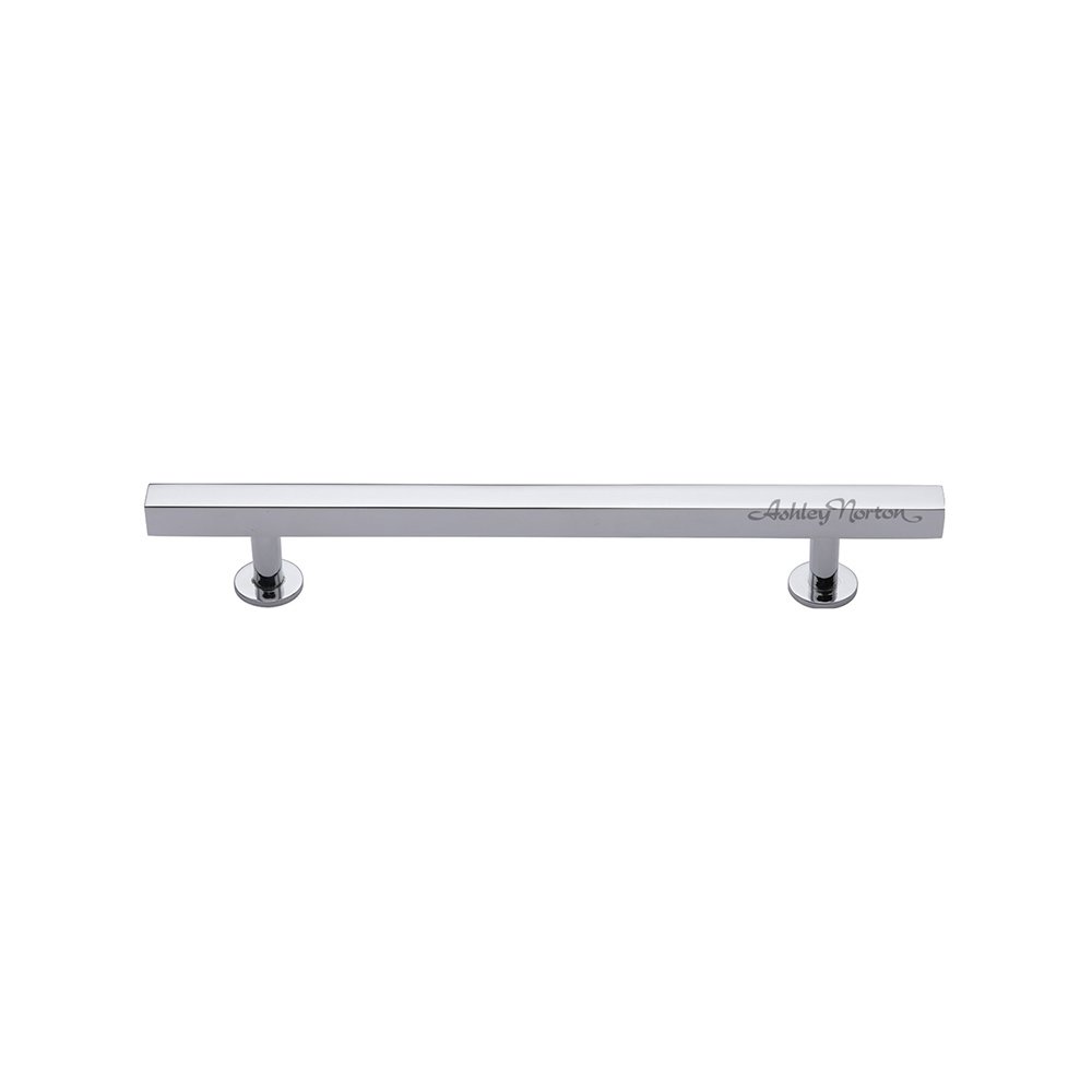 4" Centers Square Profile Bar Pull in Polished Chrome