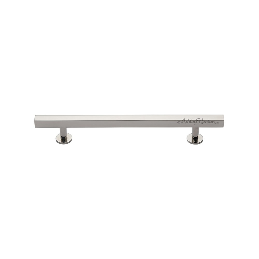 4" Centers Square Profile Bar Pull in Polished Nickel