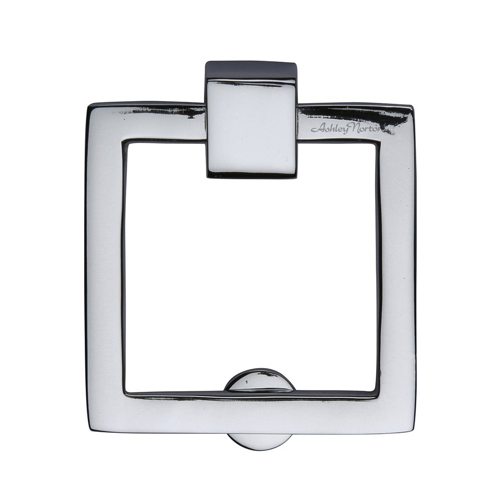 2" Square Drop Pull in Polished Chrome