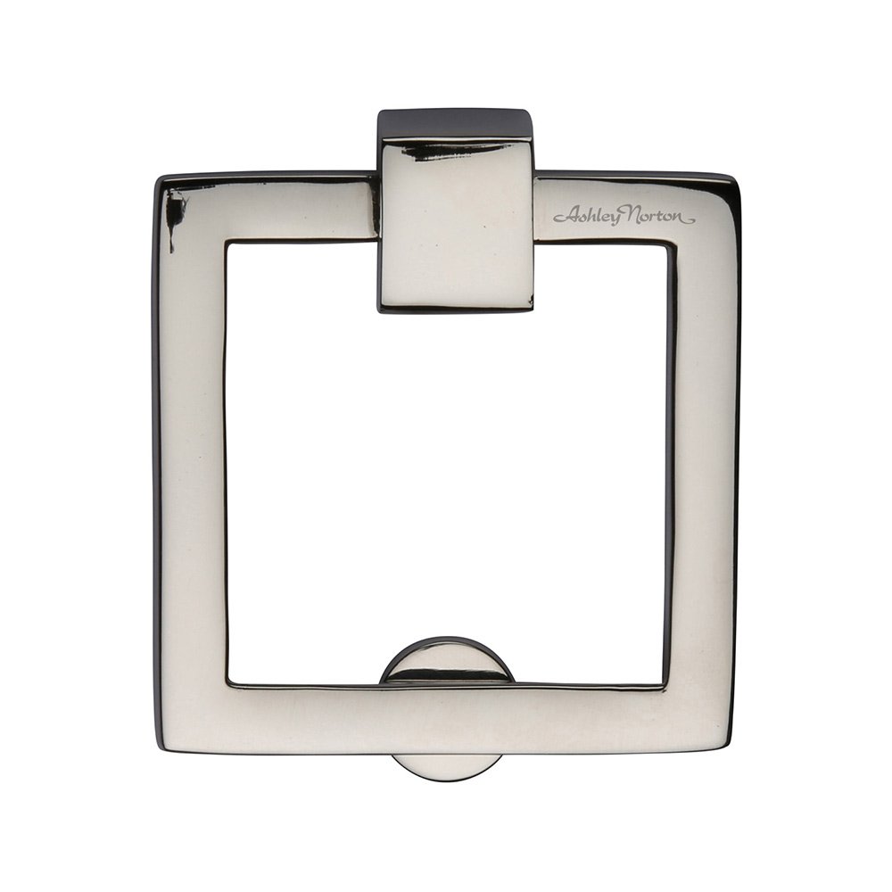 2" Square Drop Pull in Polished Nickel