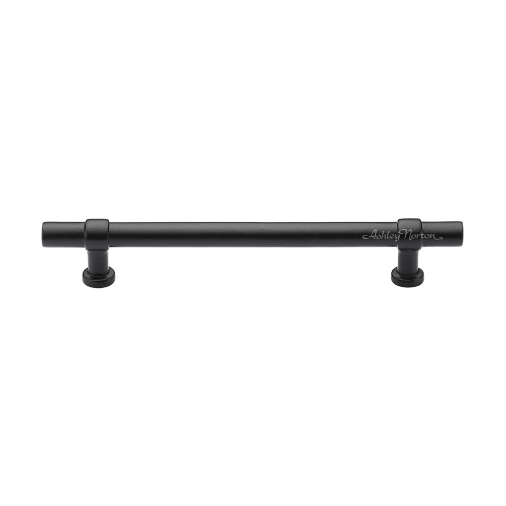 8" Centers Bar Holder Pull in Distressed Black