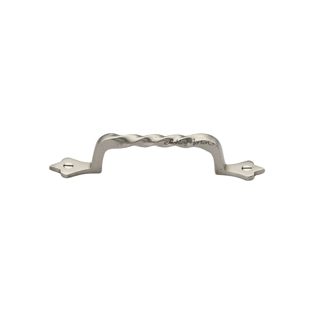 5 5/8" Long Front Mounted Twist Pull in White Bronze