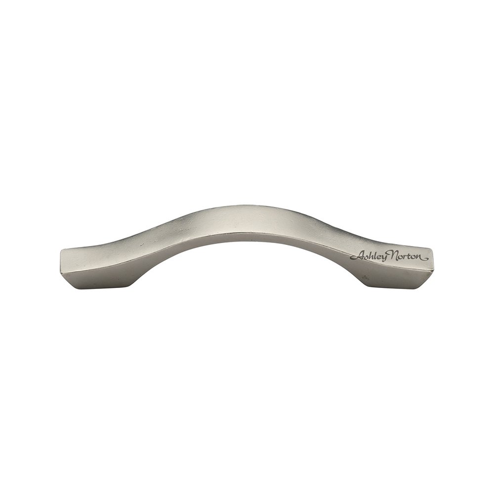 3 3/4" Centers Flat Arch Pull in White Bronze