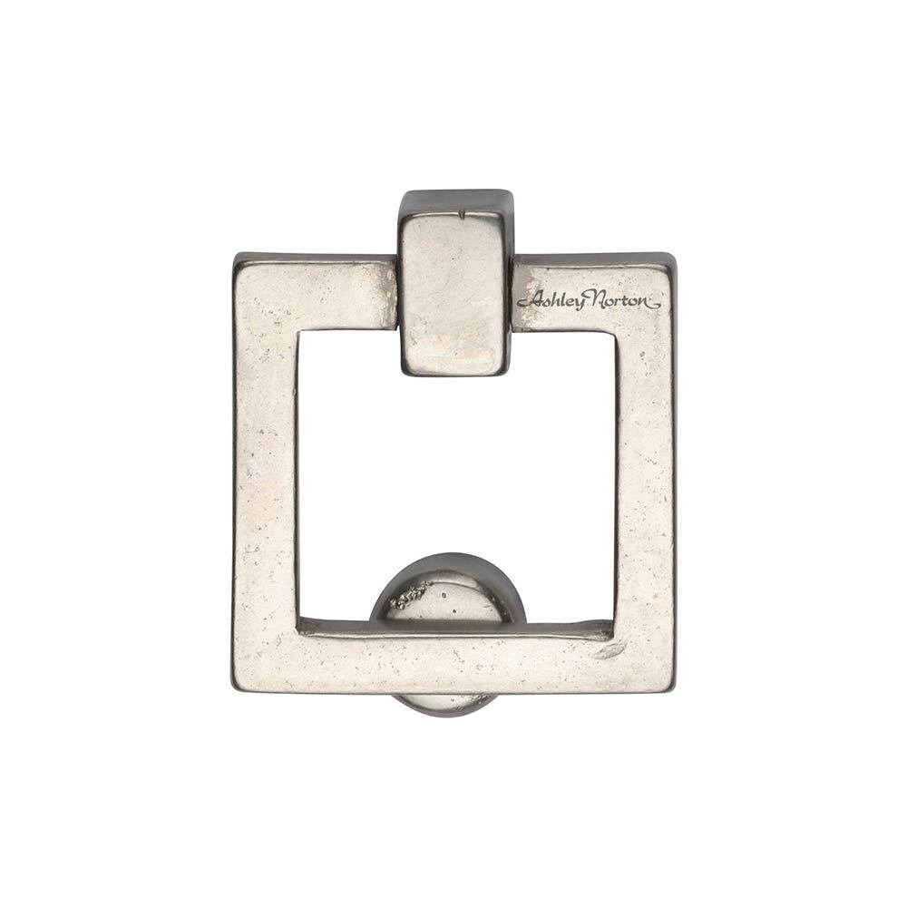 1 1/2" Long Square Drop Pull in White Bronze