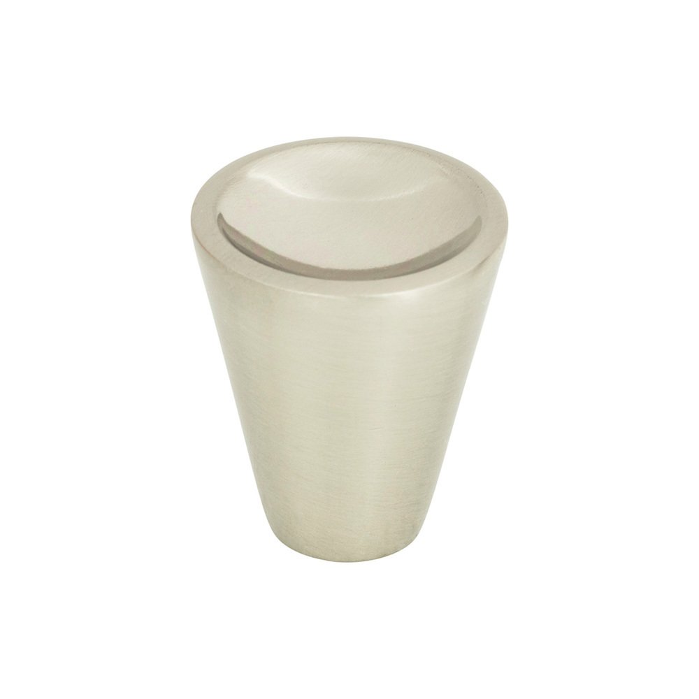 1" Cone Knob in Brushed Nickel