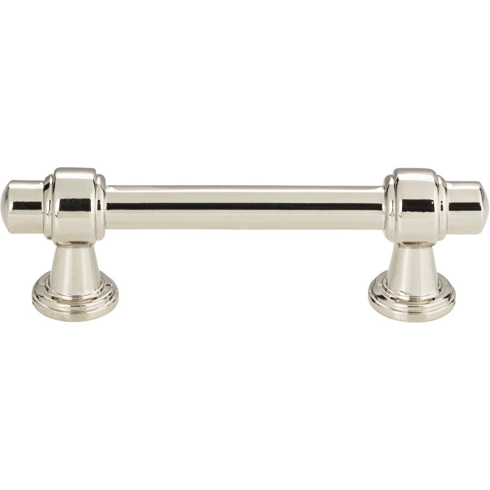 3 3/4" Centers Bronte Pull in Polished Nickel