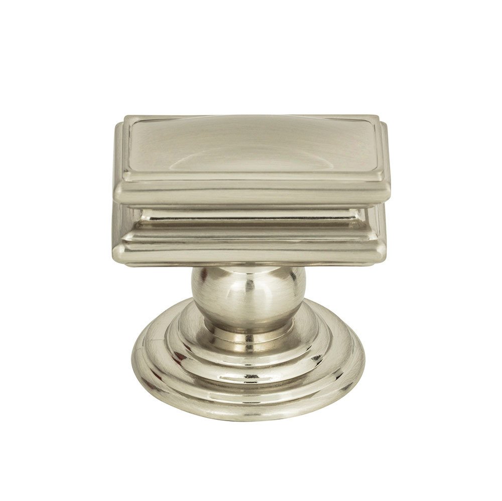 Rectangle Knob In Brushed Nickel